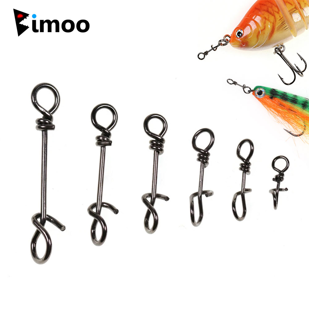 Fishing Equipment Cheap - Bimoo 50 шт. быстросъемные пружинные зажимы