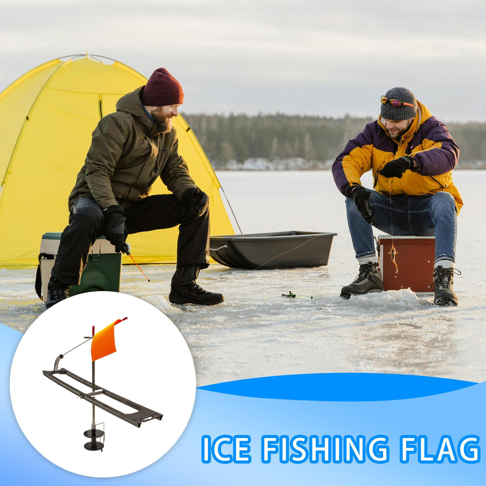 Флаги для зимней рыбалки, аксе – обзор и цена Ice Fishing Tip Up